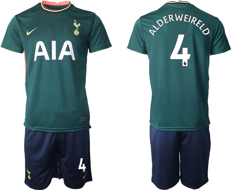 2020-21 Tottenham Hotspur away 4# ALDERWEIRELD soccer jerseys