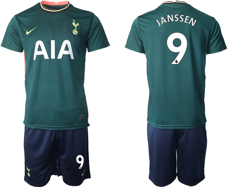 2020-21 Tottenham Hotspur away 9# JANSSEN soccer jerseys