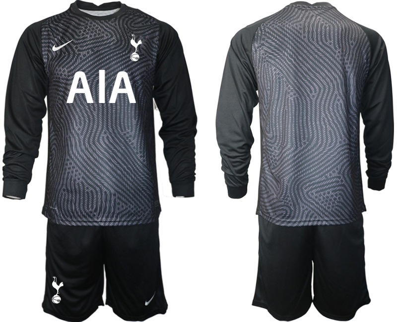 2020-21 Tottenham Hotspur black goalkeeper long sleeve soccer jerseys