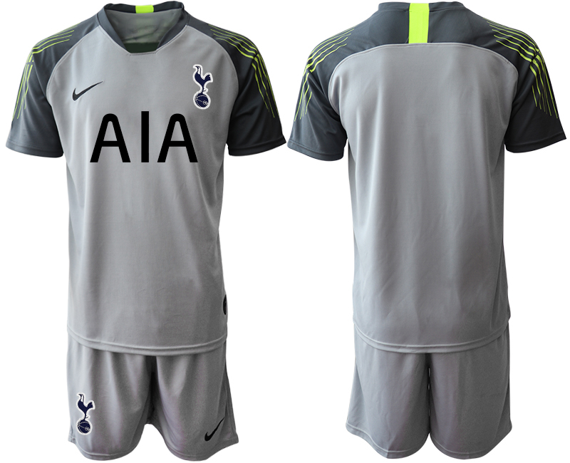 2020-21 Tottenham Hotspur gray goalkeeper soccer jerseys.