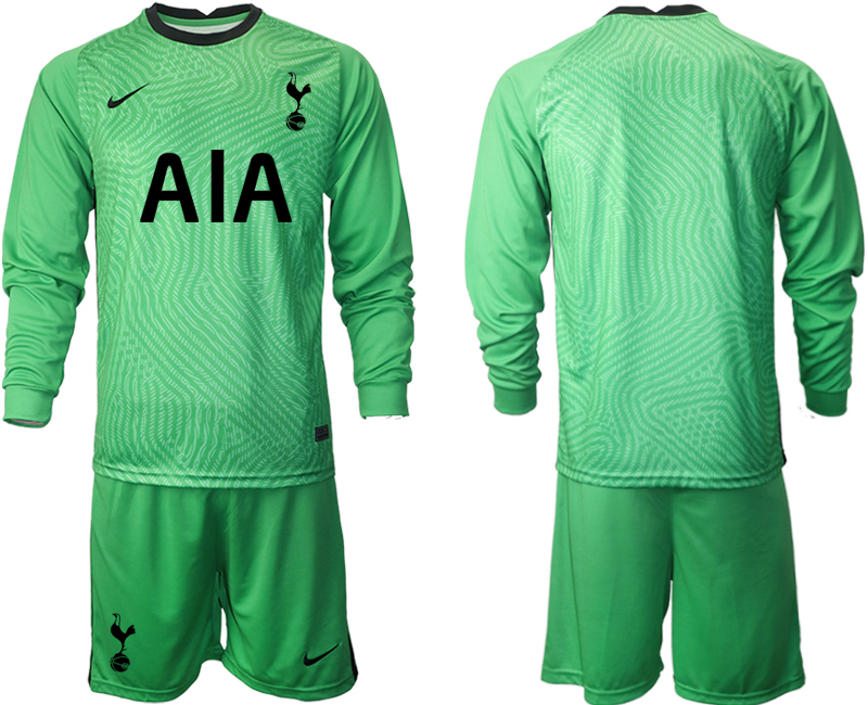 2020-21 Tottenham Hotspur green goalkeeper long sleeve soccer jerseys