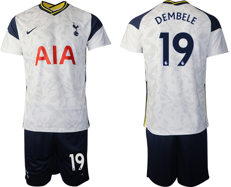 2020-21 Tottenham Hotspur home 19# DEMBELE soccer jerseys