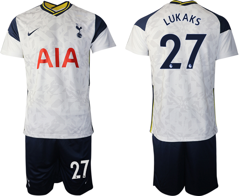 2020-21 Tottenham Hotspur home 27# LUKAKS soccer jerseys