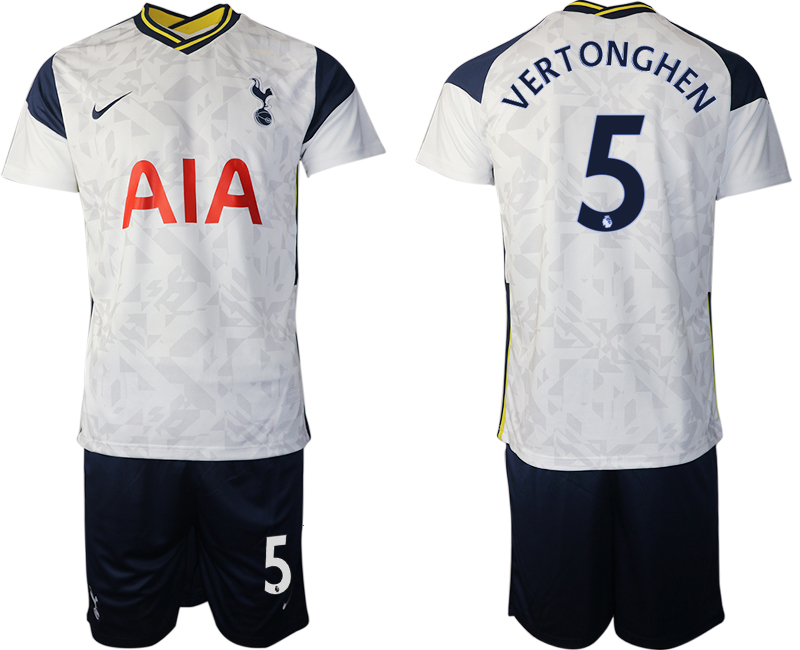 2020-21 Tottenham Hotspur home 5# VERTONGHEN soccer jerseys