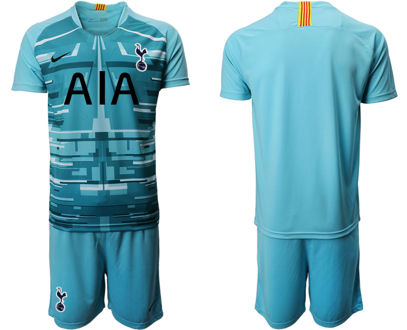 2020-21 Tottenham Hotspur lake blue goalkeeper soccer jerseys