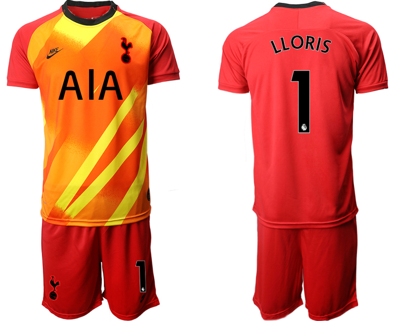 2020-21 Tottenham Hotspur red  goalkeeper 1# LLORIS soccer jerseys