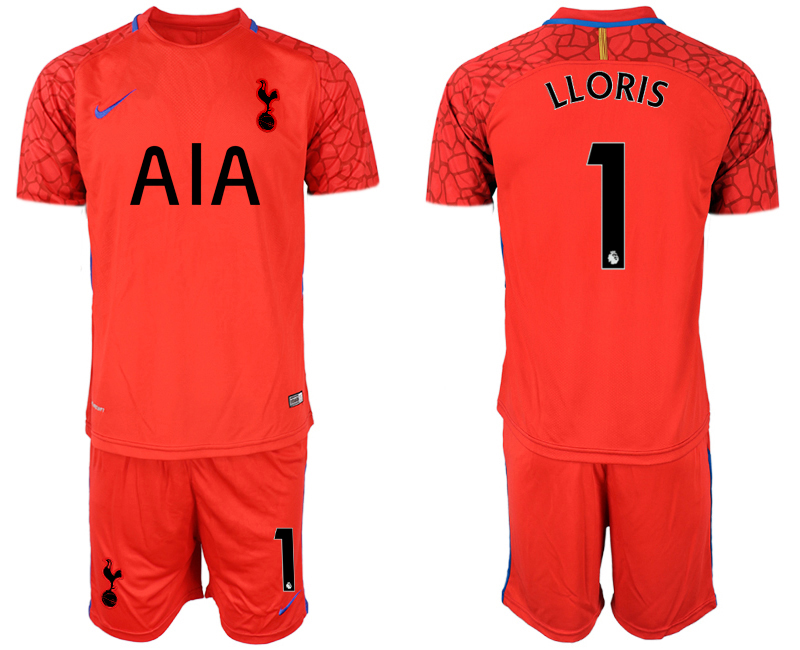 2020-21 Tottenham Hotspur red goalkeeper 1# LLORIS soccer jerseys.