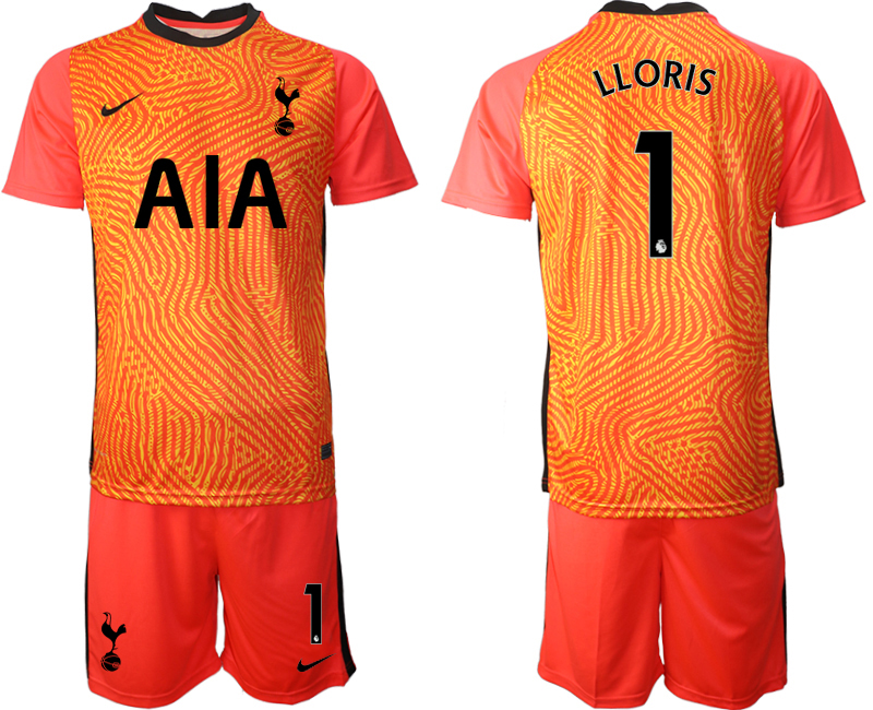 2020-21 Tottenham Hotspur red goalkeeper 1# LLORIS soccer jerseys