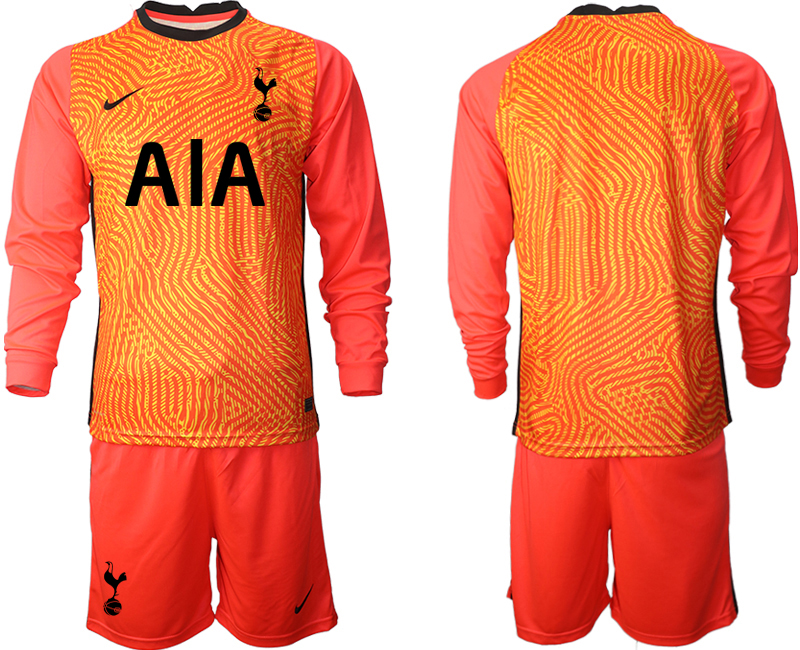 2020-21 Tottenham Hotspur red goalkeeper long sleeve soccer jerseys