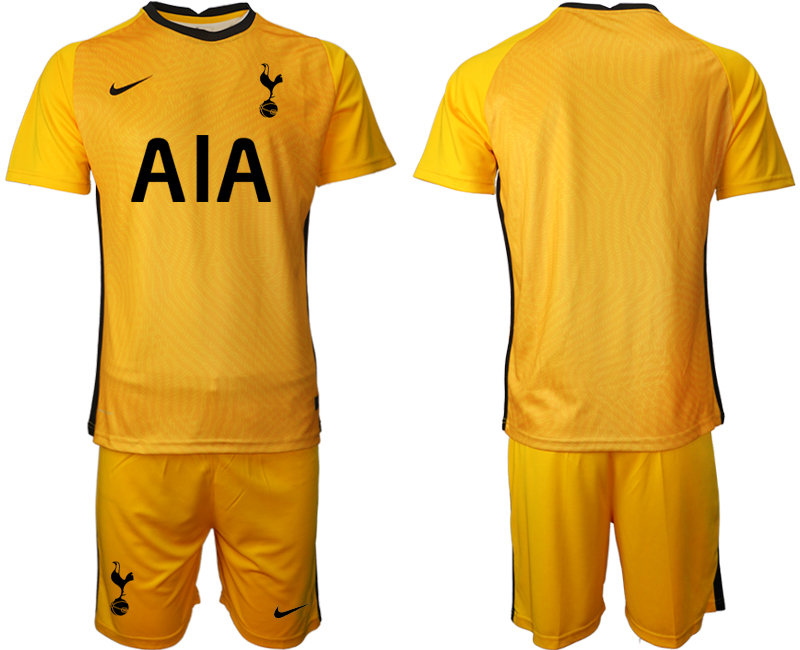 2020-21 Tottenham Hotspur yellow goalkeeper soccer jerseys