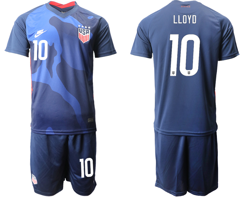 2020-21 United States away 10# LLOYD soccer jerseys