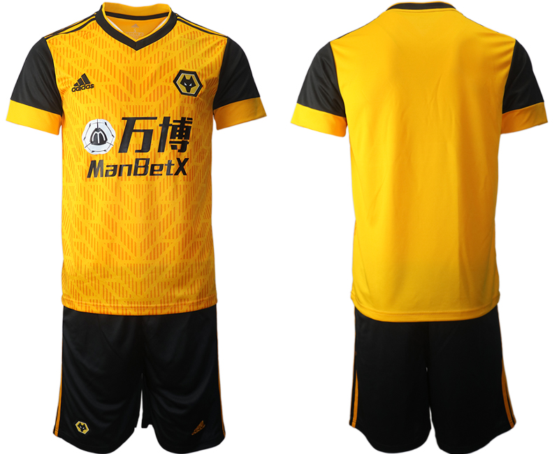 2020-21 Wolverhampton Wanderers home soccer jerseys