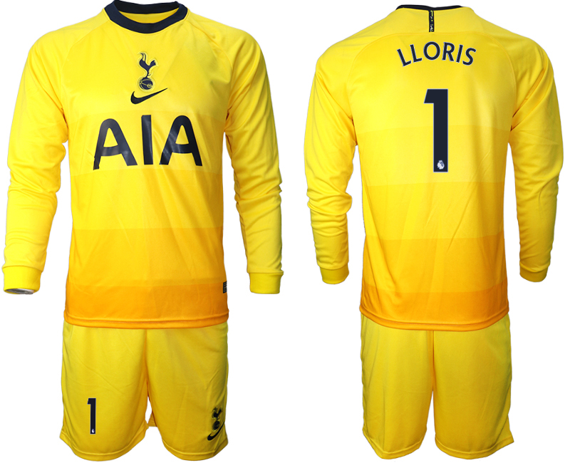 2020-21Tottenham Hotspur away 1# LLORIS long sleeve soccer jerseys