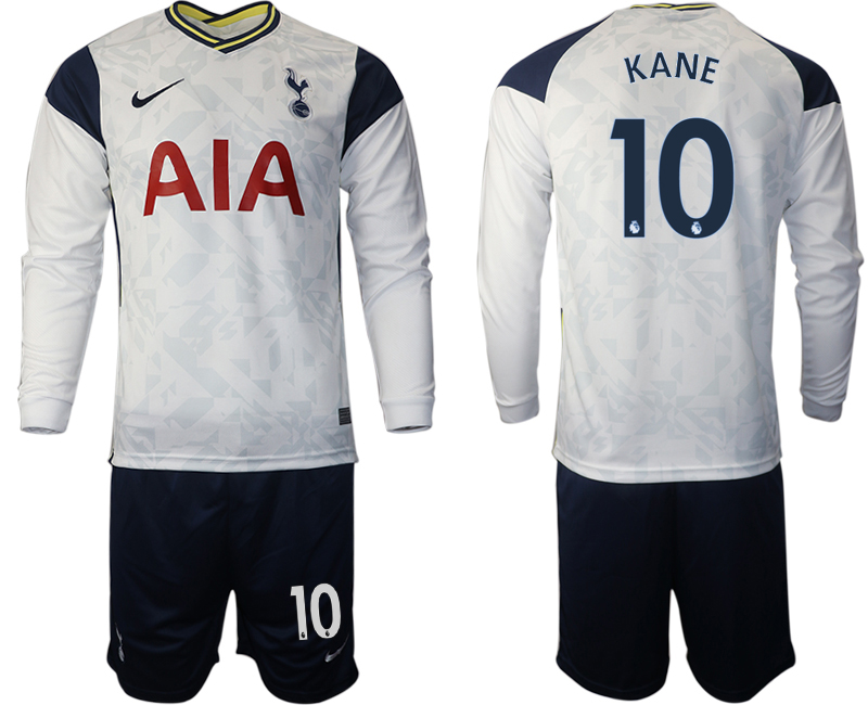 2020-21Tottenham Hotspur home 10# KANE long sleeve soccer jerseys