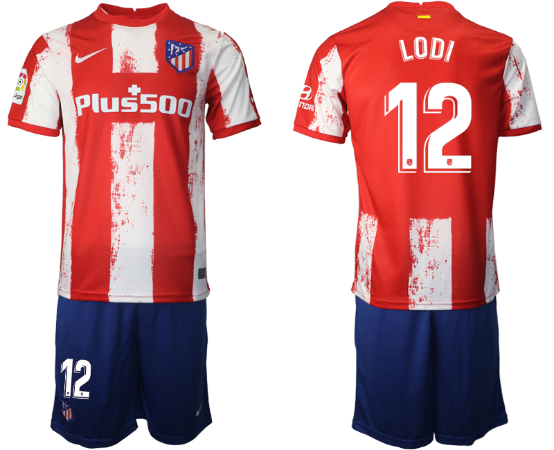 2021-22 Atlético Madrid home 12# LODI soccer jerseys