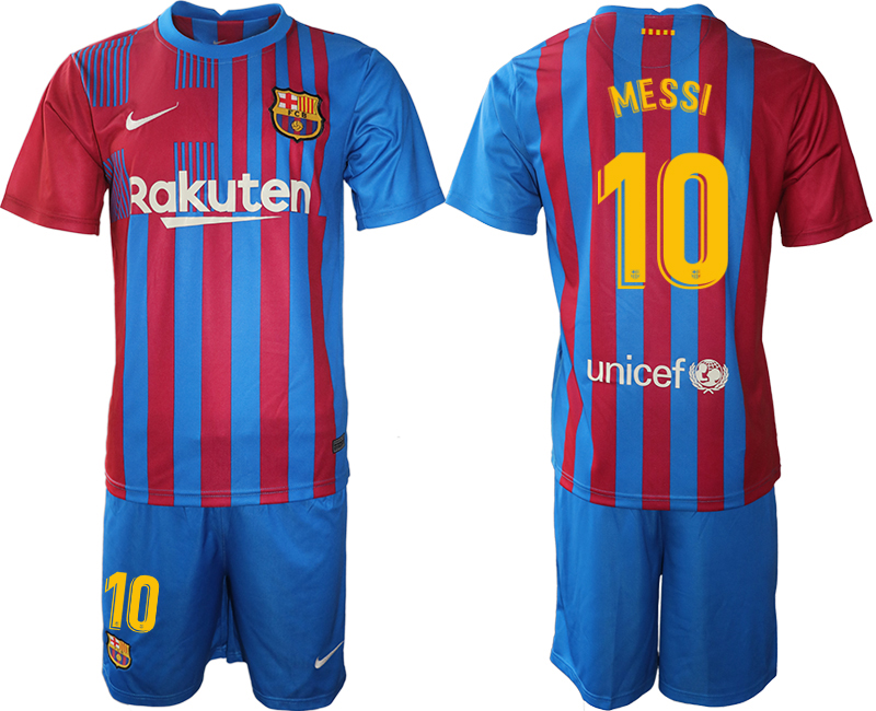 2021-22 Barcelona home 10# MESSI soccer jerseys