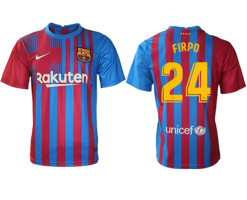 2021-22 Barcelona home aaa version 24# FIRPO soccer jerseys