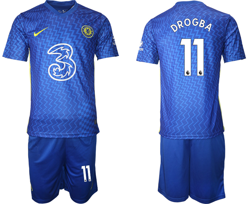 2021-22 Chelsea FC Hotspur home 11# DROGBA soccer jerseys