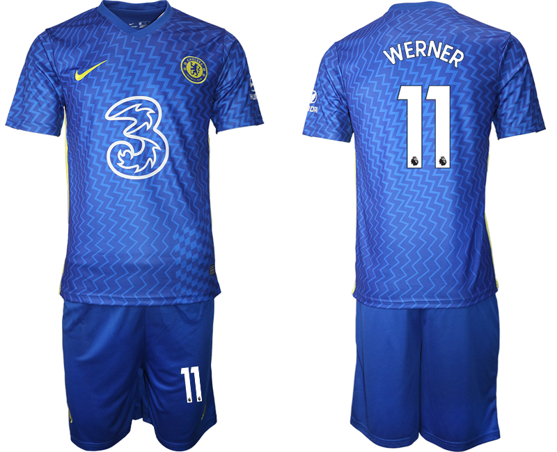 2021-22 Chelsea FC Hotspur home 11# WERNER soccer jerseys