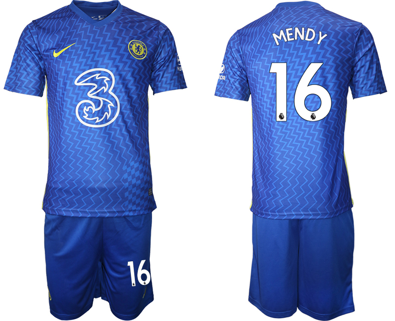 2021-22 Chelsea FC Hotspur home 16# MENDY soccer jerseys