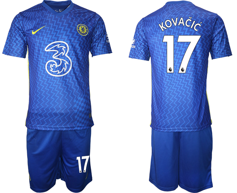 2021-22 Chelsea FC Hotspur home 17# KOVACIC soccer jerseys