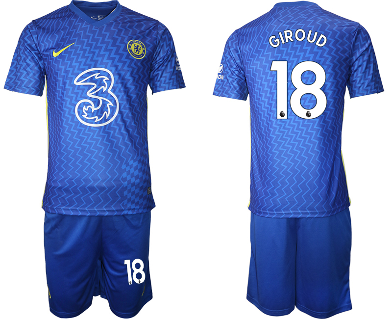 2021-22 Chelsea FC Hotspur home 18# GIROUD soccer jerseys