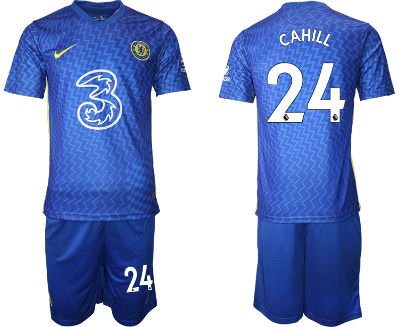 2021-22 Chelsea FC Hotspur home 24# CAHILL soccer jerseys