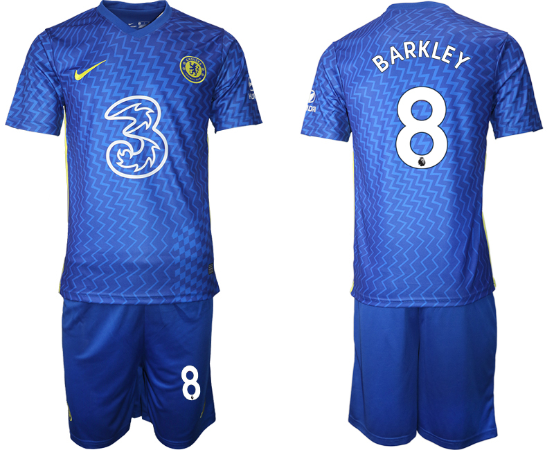 2021-22 Chelsea FC Hotspur home 8# BARKLEY soccer jerseys