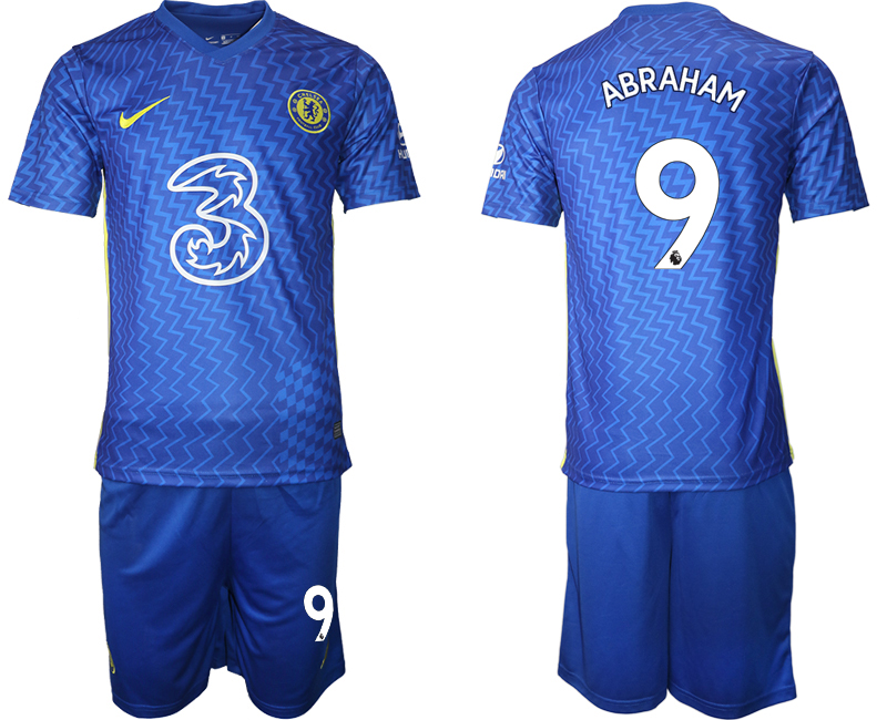 2021-22 Chelsea FC Hotspur home 9# ABRAHAM soccer jerseys