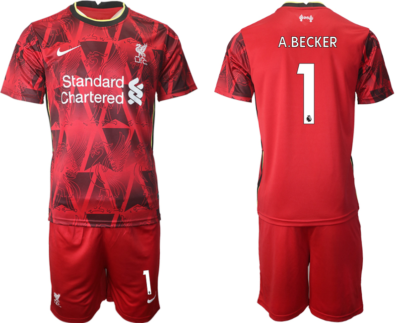 2021-22 Liverpool home 1# A.BECKER soccer jerseys