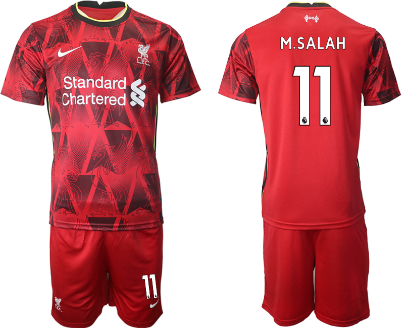 2021-22 Liverpool home 11# M.SALAH soccer jerseys