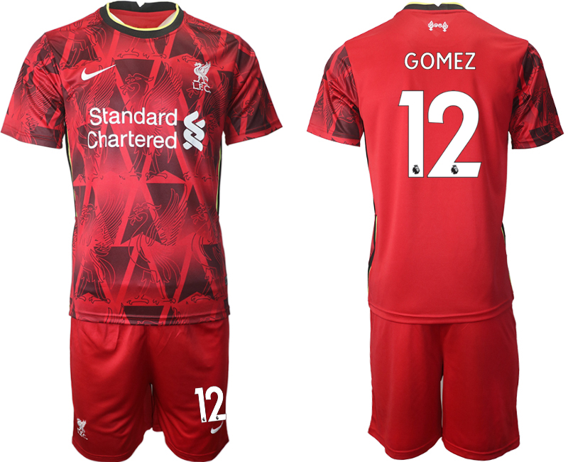 2021-22 Liverpool home 12# GOMEZ soccer jerseys