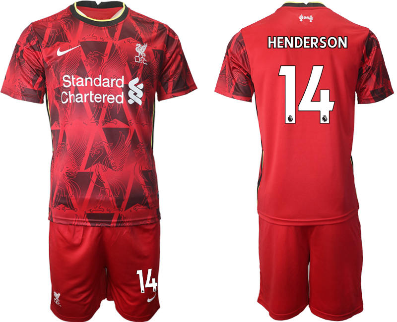 2021-22 Liverpool home 14# HENDERSON soccer jerseys