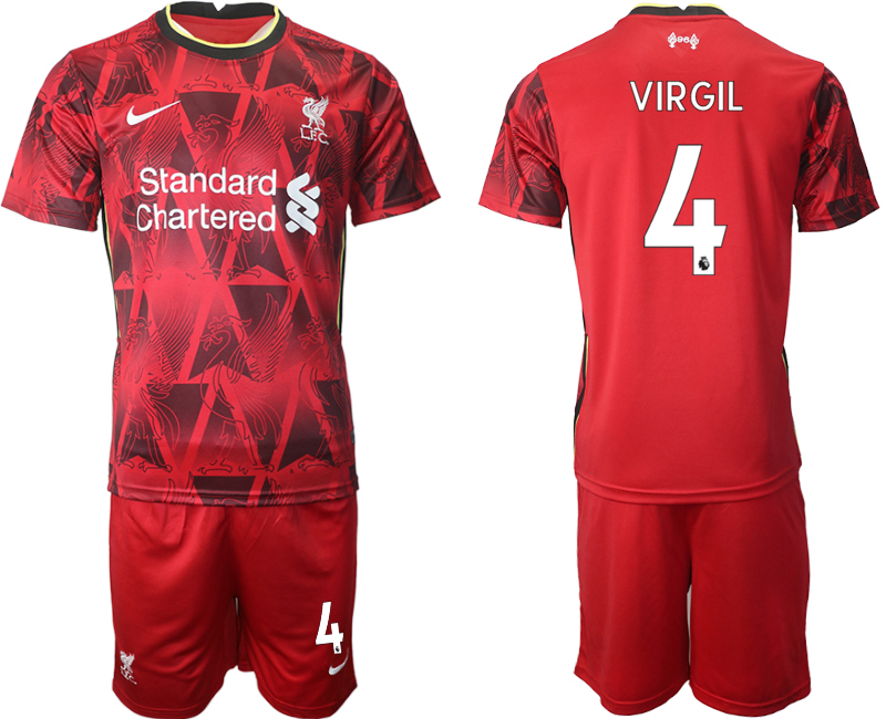 2021-22 Liverpool home 4# VIRGIL soccer jerseys