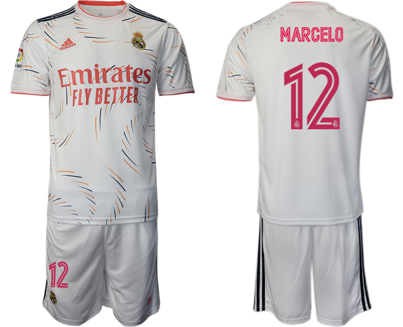 2021-22 Real Madrid home 12# MARCELO soccer jerseys