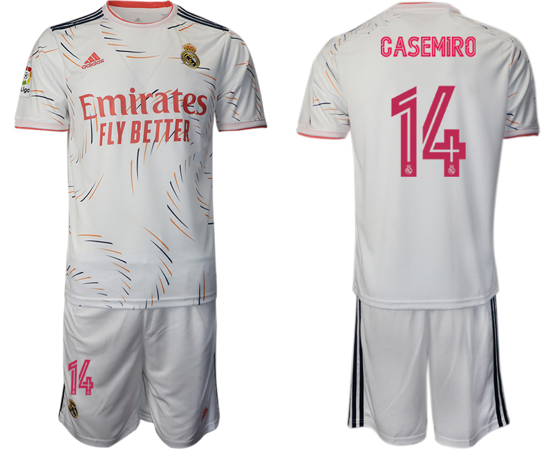 2021-22 Real Madrid home 14# CASEMIRO soccer jerseys