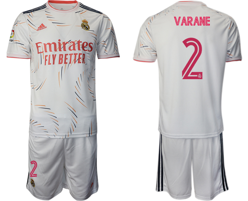 2021-22 Real Madrid home 2# VARANE soccer jerseys