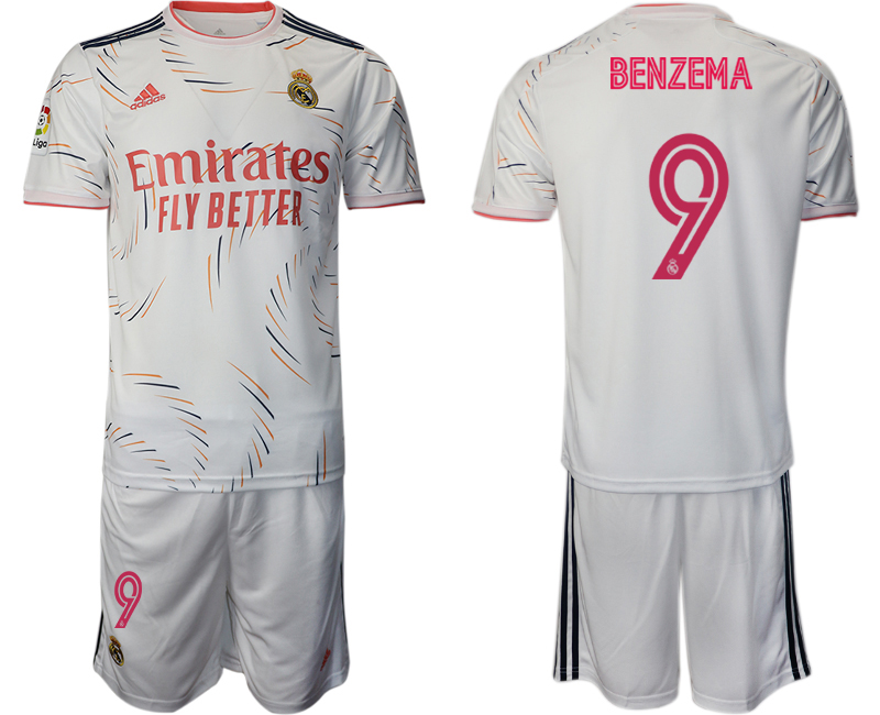 2021-22 Real Madrid home 9# BENZEMA soccer jerseys