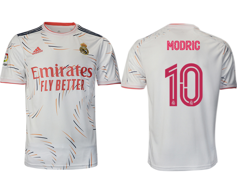 2021-22 Real Madrid home aaa version 10# MODRIC soccer jerseys