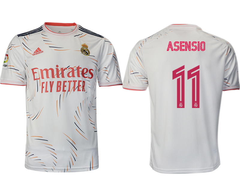 2021-22 Real Madrid home aaa version 11# ASENSIO soccer jerseys