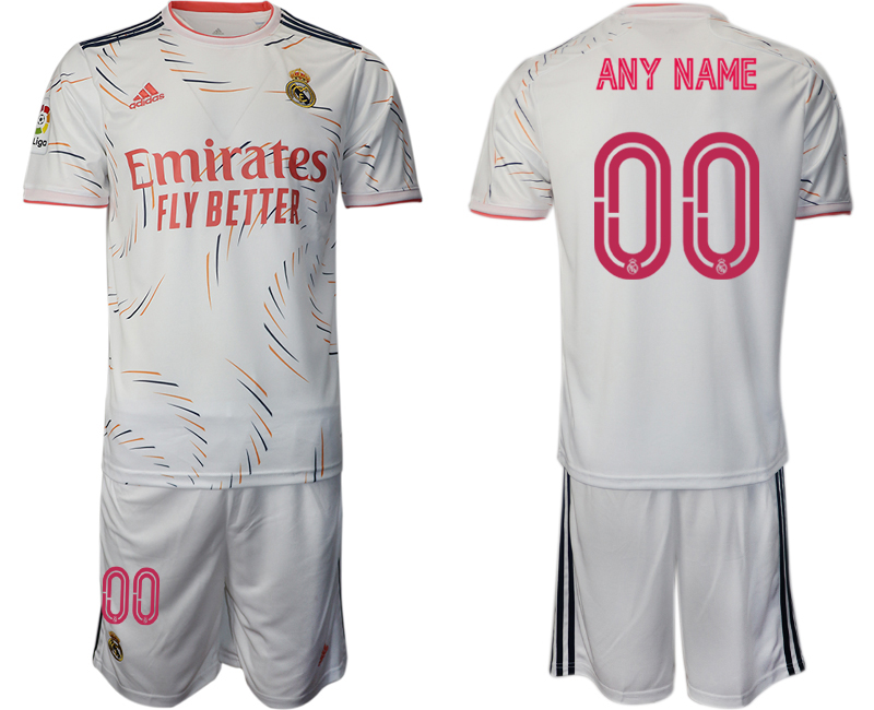 2021-22 Real Madrid home away any name custom soccer jerseys