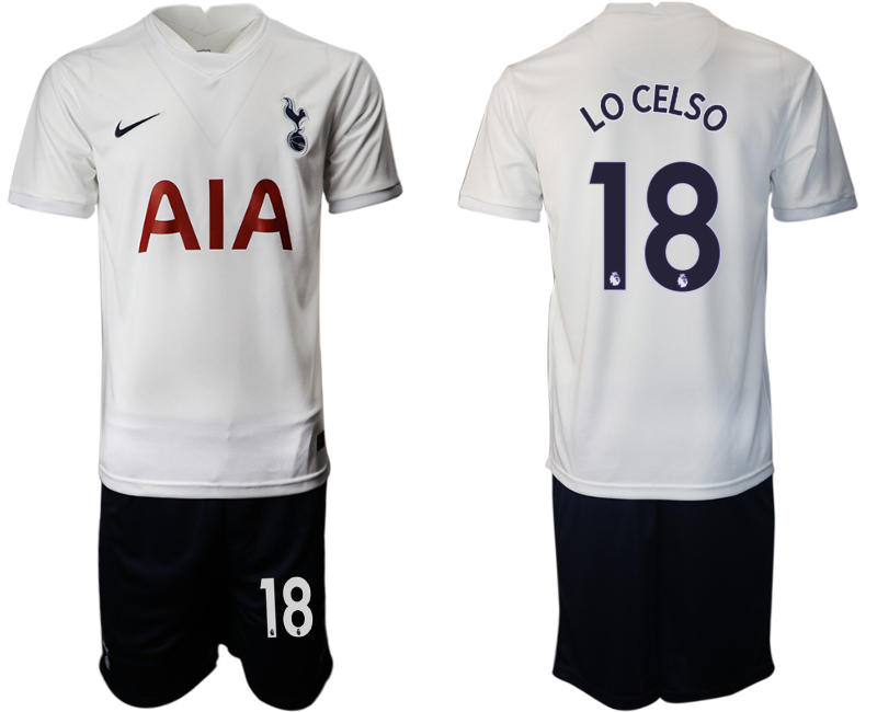 2021-22 Tottenham Hotspur home 18# LO CELSO soccer jerseys