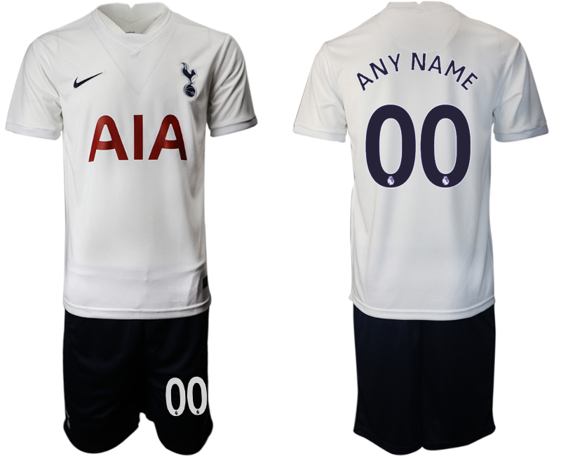 2021-22 Tottenham Hotspur home any name custom soccer jerseys