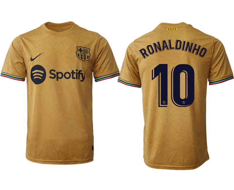 2022-2023 Barcelona 10 RONALDINHO away aaa version jerseys