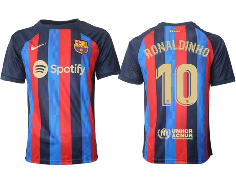 2022-2023 Barcelona 10 RONALDINHO home aaa version jerseys