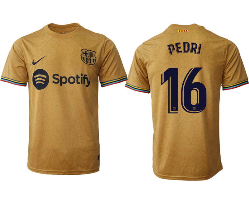 2022-2023 Barcelona 16 PEDRI away aaa version jerseys