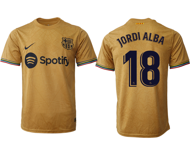 2022-2023 Barcelona 18 JORDI ALBA away aaa version jerseys