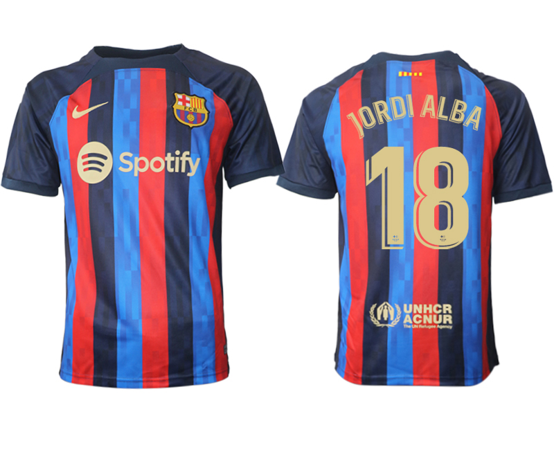 2022-2023 Barcelona 18 JORDI ALBA home aaa version jerseys