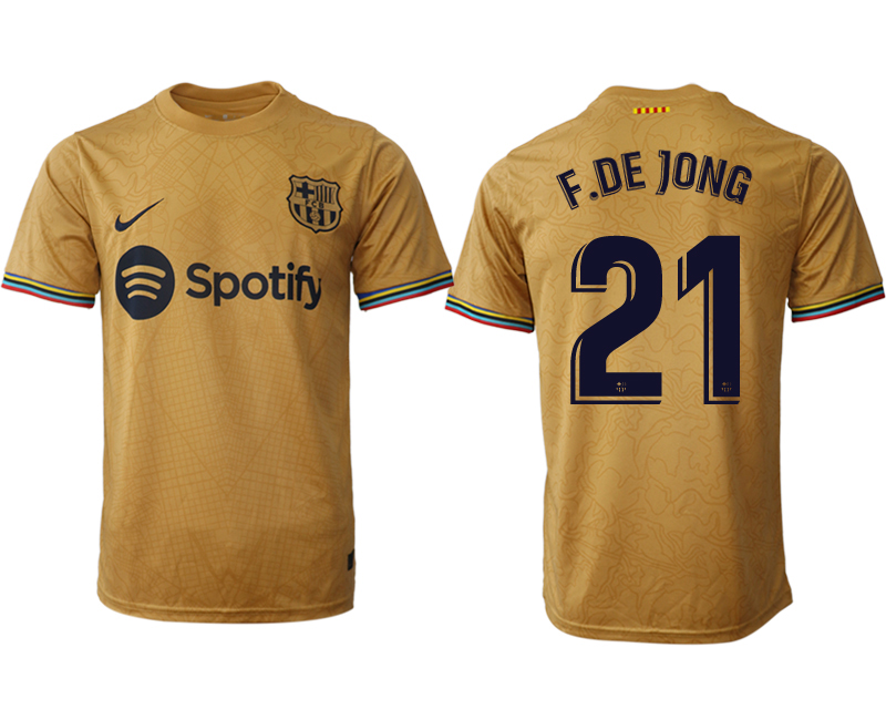 2022-2023 Barcelona 21 F.DE JONG away aaa version jerseys