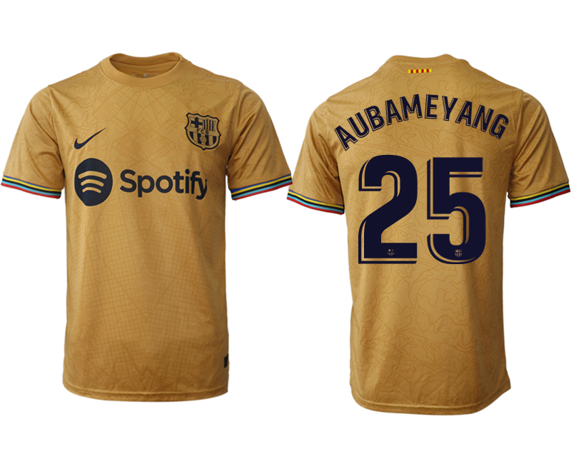 2022-2023 Barcelona 25 AUBAMEYANG away aaa version jerseys